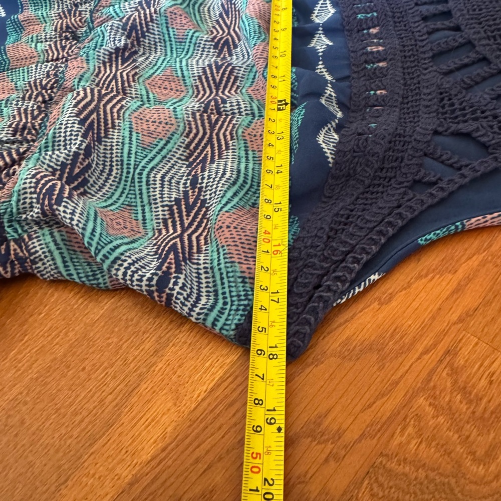 Lily Rose Blue and Pink Maxi Dress - Picture 13 of 15